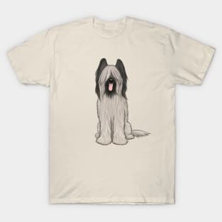 Briard Cartoon Dog T-Shirt